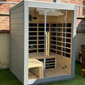 Outdoor Infrared Sauna - L: 1500mm x W: 1400mm x H: 2000mm