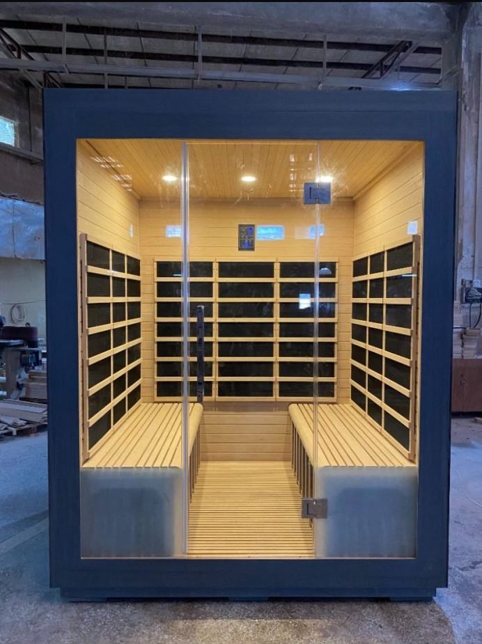 Outdoor Infrared Sauna - L: 2000mm x W: 2100mm x H: 2200mm