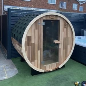 IN STOCK Sauna - Length: 1500mm x Diameter: 1800mm Red Cedar